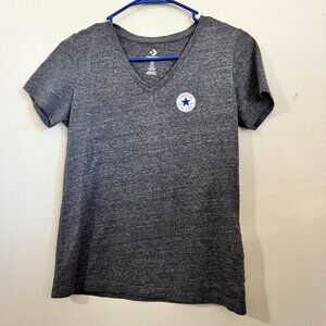 Converse All Star women's T-shirt size S Classic fit gray